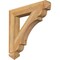 Ekena Millwork Olympic Arts & Crafts Rough Sawn Bracket, Western Red Cedar, 4"W x 26"D x 26"H BKT04X26X26OLY03RWR - alternate 1